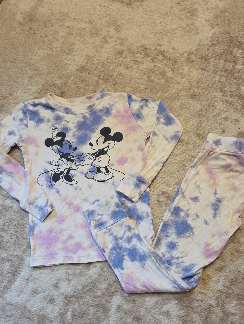 Gap Tie-Dye Mickey & Minnie Pajama Set